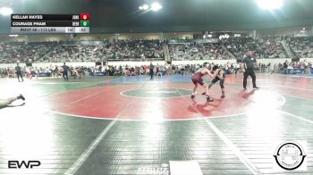 113 lbs Consi Of 16 #1 - Kellan Hayes, Jenks vs Courage Pham, Deer Creek Wrestling