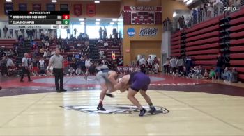 174 lbs 5th Place Match - Broderick Schmidt, St. Ambrose University vs Elias Chapin, Cornell College