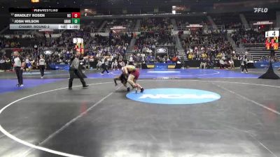 141 lbs Champ. Round 2 - Josh Wilson, Greensboro vs Bradley Rosen, North Central (IL)