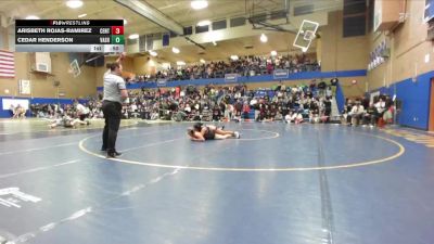 110lbs Cons. Round 3 - Cedar Henderson, Vashon Island (Girls) vs Arisbeth Rojas-Ramirez, Centralia (Girls)