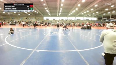 154 lbs Round Of 16 - Micah Tonte, Indiana Outlaws Gold vs Grady Hayden, Ohio Gold