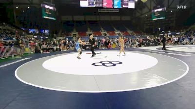 100 lbs Cons. Rd Of 32 - Madison Rucci, NJ vs Avery Gaskalla, OH