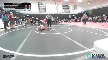 61 lbs Rr Rnd 3 - Danica Budzinski, Grove Takedown Club vs Alex Freeman, Muskogee Rougher Youth Wrestling