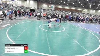 137 lbs Consi Of 8 #2 - Mason Ottervanger, South Reno WC vs Connor Miller, Durham Elite