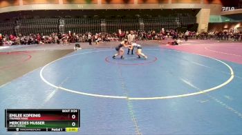 132 lbs Champ. Round 2 - Mercedes Musser, Kelso (Girls) vs Emilee Kopeinig, Thunder Ridge
