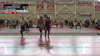 165 lbs Champ. Round 1 - Theo Sawyers, Worcester Polytechnic vs CJ Christopher Shea, Wesleyan (CT)