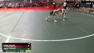 93 lbs Semis (4 Team) - Grant Mueller, LCWM vs Lucas Von Arx, Caledonia/Houston