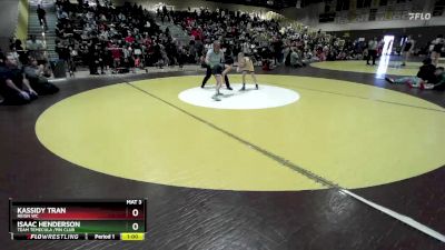 58 lbs Round 2 - Kassidy Tran, Reign WC vs Isaac Henderson, Team Temecula /Pin Club