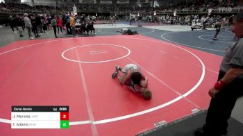 102 lbs Consolation - Jaxon Moralez, Juggernaut Wrestling Lun vs Taten Adams, Sturgis Youth WC