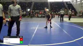 72 lbs Consi Of 4 - Eric Bice, Pride WC vs Samuel Strouse, All American Training Center