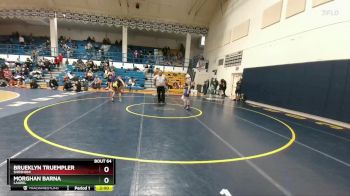 140 lbs Quarterfinal - Morghan Barna, Laurel vs Brueklyn Truempler, Shoshoni