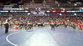 3A-157 lbs Cons. Round 2 - Brayden Fish, Linn-Mar vs Lane Rozendaal, Newton