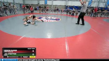 96 lbs Cons. Round 2 - Gideon Rapier, Priest River WC vs Jax Stratton, INWTC