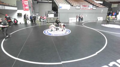 132 lbs Cons. Quarters - James Mendoza vs Julian Palafox, Woodlake Tiger Wrestling Club