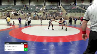 160 lbs 3rd Place - Kayo De Morais, Georgia vs Braiden Thomas, Rockmart Takedown Club