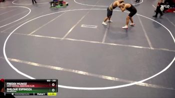 215 lbs 1st Place Match - Freddi Munoz, West Central Wrestling Club vs Shilohe Espinoza, Minnesota