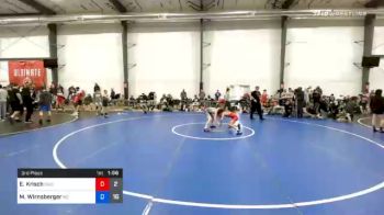 43 kg 3rd Place - Ellis Krisch, Capital Wrestling Club vs Max Wirnsberger, M2 Black
