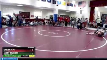 138 lbs Cons. Round 2 - Jayden Kunz, Star Valley vs Avery Bolinger, Cheyenne East