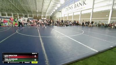 70 lbs Semis & 1st Wrestleback (8 Team) - Trig Klingler, Sanderson vs Levi Proctor, Delta