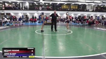 124 lbs Semifinal - Bethany Regione, Aurora vs Aspen Blasko, Grand Valley State