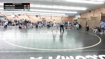 120 lbs Quarterfinal - Kohl Muller, Walton vs Chase Nagle, Brookside