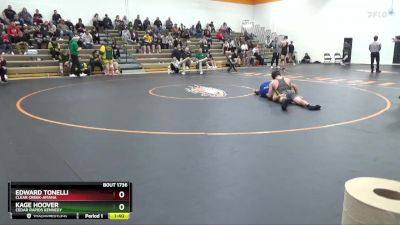 157-165 A Round 3 - Edward Tonelli, Clear Creek-Amana vs Kage Hoover, Cedar Rapids Kennedy