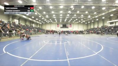 157 lbs Semifinal - Akio Sanders, Ithaca vs Conner Doherty, USMAPS