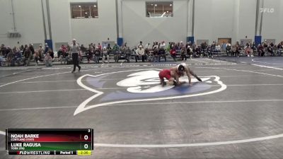 125 lbs Cons. Round 3 - Noah Barke, Cortland State vs Luke Ragusa, York (PA)
