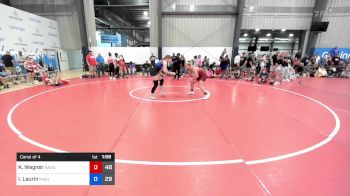 85 kg Consi Of 4 - Kendall Wagner, Ranger Pride Wrestling vs Irelynn Laurin, Michigan Blue