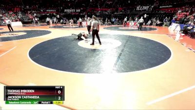 2A 165 lbs Cons. Round 1 - Thomas Imboden, Carbondale (H.S.) vs Jackson Castaneda, Oak Forest