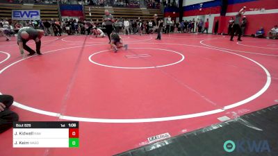 85 lbs Round Of 16 - Jonathan Kidwell, Raw Wrestling Club vs Jace Keim, Wagoner Takedown Club