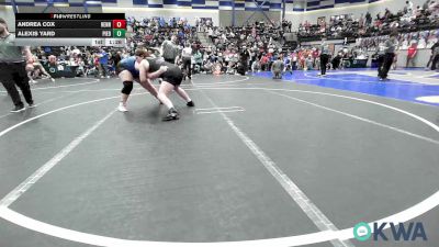 285 lbs Rr Rnd 2 - Andrea Cox, Hennessey Takedown Club vs Alexis Yard, Piedmont