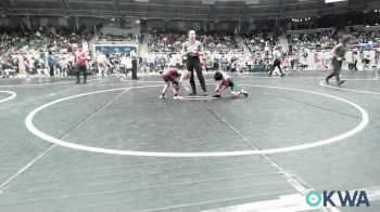 55 lbs Round Of 32 - Barrett Robb, IRONMEN Wrestling Club vs Royer Hernandez, Gore Pirates Youth Wrestling
