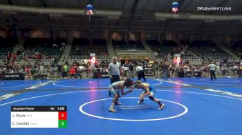 82 lbs Quarterfinal - Jackson Blum, Unattached vs Christian Castillo, Thorobred WC