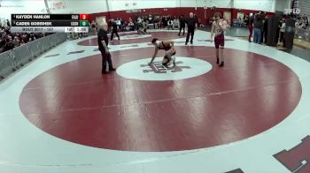 157 lbs Semifinal - Kayden Hanlon, Faith Lutheran vs Caden Gorishek, Corona Del Sol High School