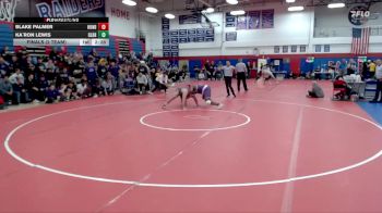 285 lbs Finals (2 Team) - Ka`Ron Lewis, University Of The Ozarks vs Blake Palmer, Huntingdon