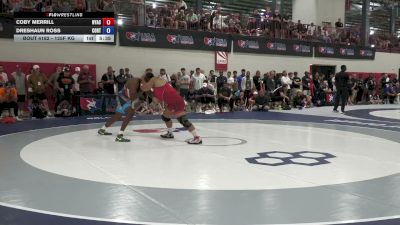125F kg Champ. Round 1 - Coby Merrill, NYAC vs Dreshaun Ross, Cowboy RTC