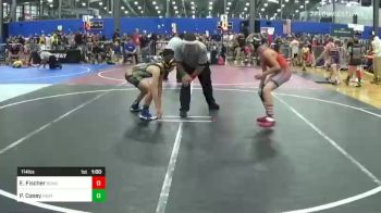 114 lbs Consi Of 4 - Ethan Fischer, Somerset Academy vs Parker Casey, High Altitude