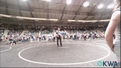 67 lbs Consi Of 8 #1 - Kapri Bruens, Carl Albert vs McCrae Cox, Coweta Tiger Wrestling