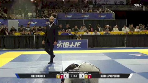 Caleb Bordes vs Jaxon Layne Porter 2026 Pan Kids Jiu-Jitsu IBJJF Championship