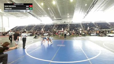 101 lbs Quarterfinal - Dixie Becerra, Scottsdale WC vs Yerin Ko, Rancho Bernardo WC
