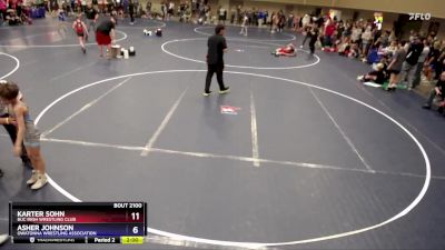 63 lbs Cons. Round 3 - Karter Sohn, Buc Irish Wrestling Club vs Asher Johnson, Owatonna Wrestling Association