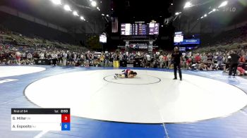 106 lbs Rnd Of 64 - Gavin Miller, Oklahoma vs Alex Esposito, New Jersey