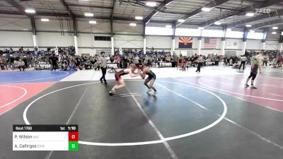 138 lbs Consi Of 8 #2 - Pody Wilson, Naz Grapplers vs Aaron Callirgos, Grind House East