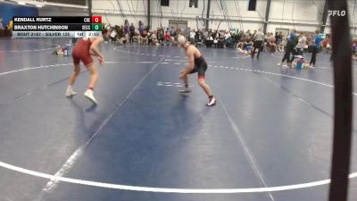 Silver 125 lbs Cons. Round 4 - Braxton Hutchinson, Southeastern Community College vs Kendall Kurtz, Coe