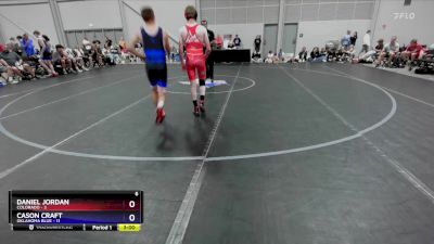 106 lbs Quarters & 1st Wb (16 Team) - Daniel Jordan, Colorado vs Cason Craft, Oklahoma Blue