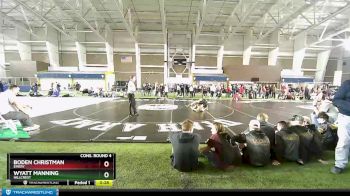 150 lbs Cons. Round 4 - Boden Christman, Emery vs Wyatt Manning, Hillcrest