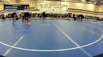 285 lbs Cons. Round 4 - Dawson Brown, John Carroll University vs Sawyer Kuenzer, Rochester Christian