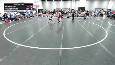 132 lbs Jaxson Scott, Kansas Blue vs Logan Schwanz, Minnesota Red