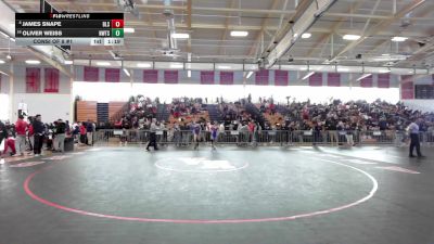 126 lbs Consi Of 8 #1 - James Snape, Boston Latin vs Oliver Weiss, Newton South